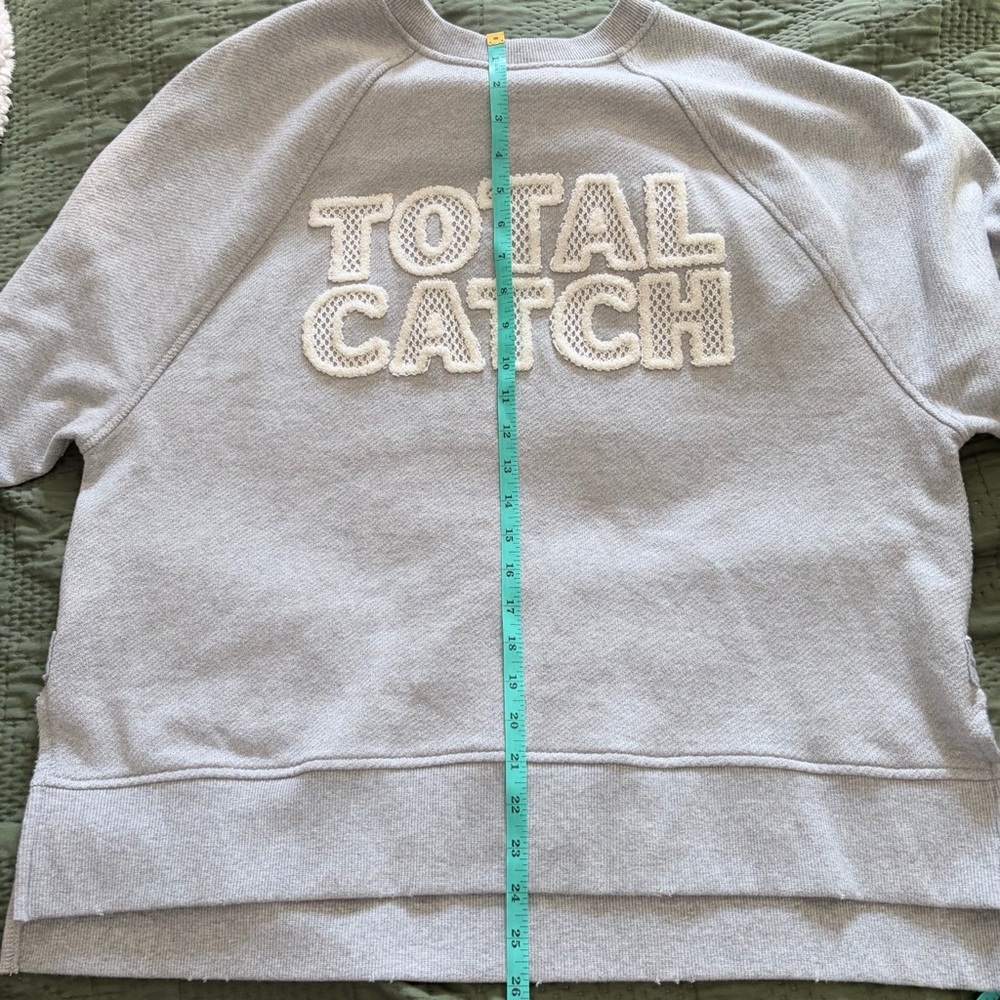 Aerie Light Gray Cozy Girl Sweatshirt - Picture 6 of 6